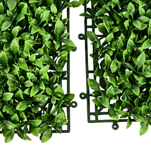 Artificial Lush Green Boxwood Foliage Panel UV Resistant Vertical Garden <b>Wall</b> Tile for Indoor Outdoor Decoration - Product Image 3