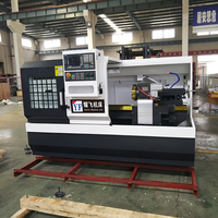 Hongda CK6136 Mini tour CNC en option Normal semi-automatique simple GSK Structure horizontale tour à lit plat