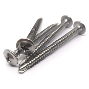 Tornillos de chapa de acero inoxidable Phillips Drive #10X1-3/8 "Tornillos autoperforantes de cabeza de armazón - Product Image 4