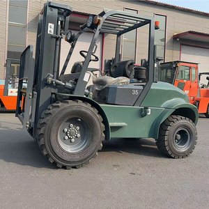 4 x4 off-כביש מלגזה דיזל 3.5 טון באיכות גבוהה בנזין זול מותאם אישית מלגזה עם מנוע יפני - Product Image 1