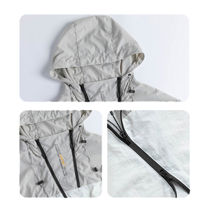 เสื้อกันลม2025สำหรับผู้ชาย, เสื้อโค้ทระบายอากาศแห้งเร็วสำหรับใส่กลางแจ้งฤดูร้อน - Product Image 3