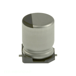 Condensador de Montaje Superficial Original EEE-HB1V101AP, Aluminio, 100uF, 20%, 35V, SMD - Product Image 1