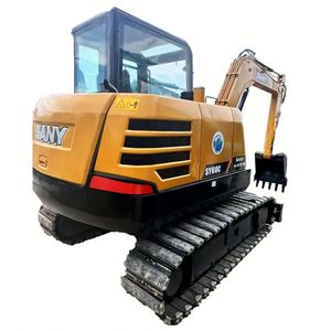 Mini-excavatrice Sany 60 en bon état, 6 tonnes, mini-excavatrice d'occasion de marque chinoise d'origine, Sany SY60C, excavatrice Sany d'occasion - Product Image 1