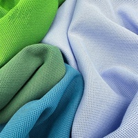 Tissu piqué 100% polyester, tissu pour chemise polo, tissu en polyester