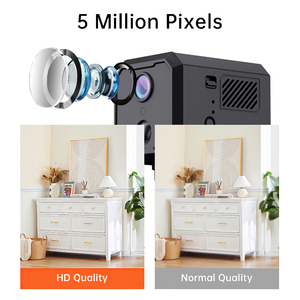 Mini Cámara de Seguridad Tuya Wifi 5MP HD con Rotación Automática, 2200mAh Bajo Consumo, Detección de Movimiento, Audio Bidireccional, Gran Angular PTZ - Product Image 4