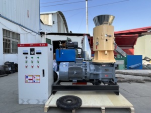 เครื่องอัดเม็ดไม้ชีวมวลแบบแบนอัตโนมัติแบบไม่มีมลพิษ - Product Image 3