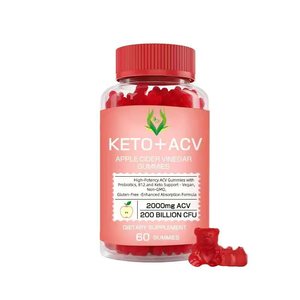 Etiqueta privada Keto ACV Gummies 2000mg Vinagre de sidra de manzana Magnesio para apoyar el control de peso Keto Candy - Product Image 1