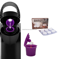 Dosette réutilisable pour machine à café de nettoyage Keuri à utiliser avec tablettes de nettoyage