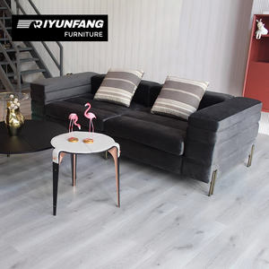 Set di divani a fila diritta di piccole dimensioni su misura italiani in tessuto nero forma rettangolare ingrandita all'ingrosso disponibile - Product Image 4