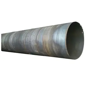Tuyau d'acier soudé d'approvisionnement d'usine pour l'industrie de la construction de transport de pipeline Tuyau d'acier au carbone Q195 de tuyau soudé par DN32