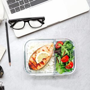 Boîtes à lunch <span class=keywords><strong>en</strong></span> <span class=keywords><strong>verre</strong></span> étanches Conteneurs alimentaires Boîtes à bento Couvercles verrouillables Stockage des aliments Four à micro-ondes Congélateur et lave-vaisselle Vulcanus - Product Image 5
