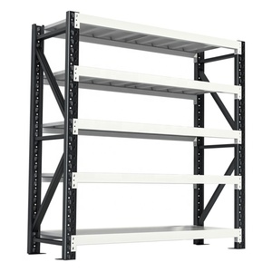 Estante de almacenamiento de 4 capas Estante de almacenamiento de metal <span class=keywords><strong>sin</strong></span> <span class=keywords><strong>tornillos</strong></span> Estantes de capa ajustable para el hogar y el garaje - Product Image 6