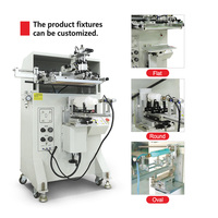 Machine d'impression sérigraphique cylindrique pour bouteilles en verre, flacons cosmétiques et tasses