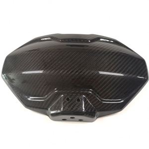 SHENYU บังโคลนมอเตอร์ไซค์คาร์บอนไฟเบอร์เต็มตัว3K สิ่งทอลายทแยงอุปกรณ์เสริมป้องกันการกัดกร่อน - Product Image 5