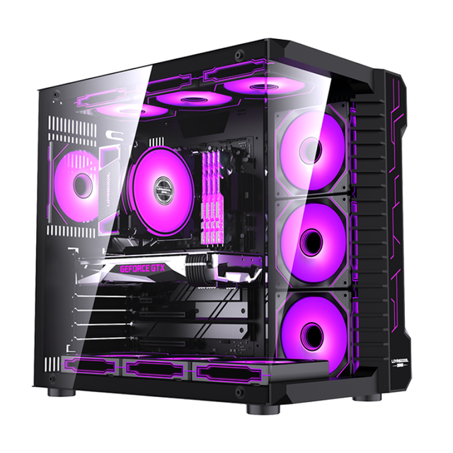LOVINGCOOL 2025 New Design Factory OEM Custom Full Tower Computer Case ATX Gaming PC Case Desktop Computer Cases & Towers