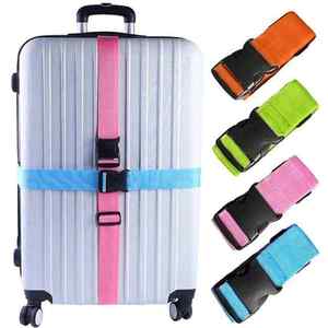 Sangle de connexion Velcro pour valise avec boucle réglable, ruban Velcro personnalisé 2 en 7 pour rangement et organisation - Product Image 1
