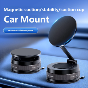 ที่ยึดโทรศัพท์ในรถยนต์แบบแม่เหล็กสุญญากาศ แรงดูดสูง สำหรับติดตั้งบนแผงหน้าปัด หมุนได้ 360 องศา °   ขาตั้งโทรศัพท์แบบพับได้สำหรับ <span class=keywords><strong>iPhone</strong></span> <span class=keywords><strong>Samsung</strong></span> - Product Image 3
