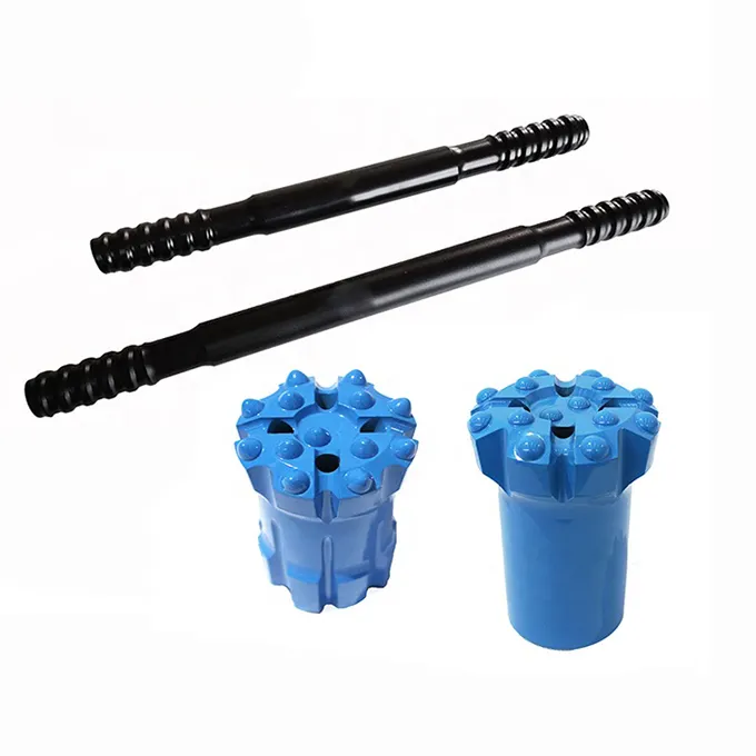 China supplier R25 R28 R32 T45 T51 drifter drill rods top hammer drilling rods and bit