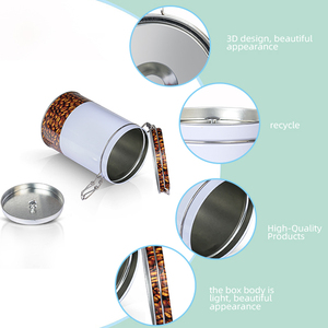 Nhà máy tùy chỉnh in rỗng kim loại gia vị tins Vòng thiếc trà Canister xi lanh thực phẩm an toàn cà phê <span class=keywords><strong>tin</strong></span> có thể với degassing van - Product Image 4