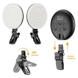 Teléfono inteligente Cámara de teléfono móvil Transmisión en vivo Lámpara de relleno LED Foto Selfie Fotografía <span class=keywords><strong>Maquillaje</strong></span> de belleza Luz de grabación de video en línea - Product Image 2