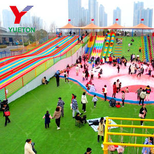 Structures de loisirs en plein air, toboggan arc-en-ciel, équipement de parc d'attractions <span class=keywords><strong>pour</strong></span> enfants, toboggan combiné - Product Image 6