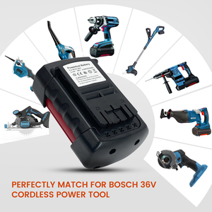Batería de Repuesto BOS36A Compatible con <span class=keywords><strong>Bosch</strong></span> de 36 V, Apta para Herramientas Eléctricas Inalámbricas BAT810 BAT836 BAT840 BAT840D GBH36VF-Li - Product Image 6