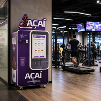 Máquina Expendedora Comercial de Helado de Acai para Tiendas de Postres de Acai, Cafeterías y Centros Comerciales