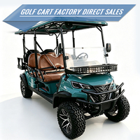 Carrito de Golf Eléctrico de 6 Plazas, Carrito de Golf para 6 Pasajeros en Venta, Vehículo Utilitario Eléctrico de 4 Ruedas para Comunidades Turísticas