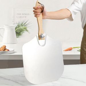 Custom Factory Folding Aluminum <b>Pizza</b> Shovel Detachable Wooden Handle Metal Cutter Set Cross-Border Square <b>Shaped</b> <b>Pizza</b> Tools - Product Image 2
