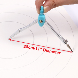 Foska Hot Bán Sinh Viên Văn Phòng Phẩm Trường Đơn Giản Màu Kim Loại Vẽ Đồ Dùng Hình Học Phong Cách Vẽ La Bàn Thiết Lập - Product Image 2