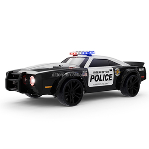 1/16 RC impermeabile della polizia <span class=keywords><strong>Muscle</strong></span> Drift <span class=keywords><strong>Car</strong></span> 2.4G 4WD veicolo da corsa ad alta velocità con i fari degli occhi di angelo demone - Product Image 6