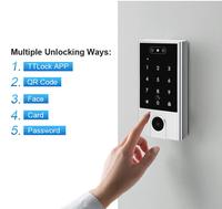 Lecteur de code QR autonome V5-QR Ble étanche IP67 TTLock WiFi App, système de contrôle d'accès sans clé avec clavier