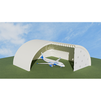 Hangars d'avion de tente d'avion durables gonflables publicitaires supportés par air bâtiment gonflable d'abri portatif et durable