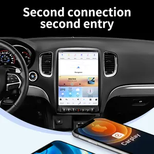 12.1 "화면 4 + 64G 닷지 듀란고 2014 2015 2016 안드로이드 플레이어 GPS 장치 자동 오디오 스테레오 라디오 레코더