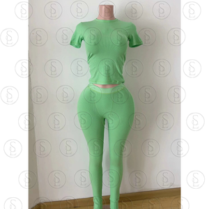 Abbigliamento <span class=keywords><strong>Donna</strong></span> <span class=keywords><strong>Taglie</strong></span> <span class=keywords><strong>Forti</strong></span> 2026, Completi Casual Nuovi, Set 2 Pezzi con Maniche Lunghe e Leggings, Completi Pantaloni Due Pezzi per <span class=keywords><strong>Donna</strong></span> - Product Image 5