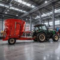 Alimentation efficace avec une machine à granulés d'aliments montée sur tracteur Zhonghengda 9JQL-10, haute productivité, nouvelle, 90 CV, capacité de 5 tonnes/heure