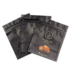 1 kg thé cerise gelée gâteau de mariage infusé céréales friandises chien nourriture emballage trou de suspension noir et or sacs mylar personnalisés i lb - Product Image 2