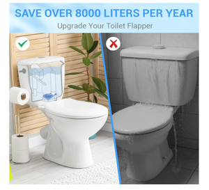 Compatible avec la plupart des toilettes américaines standard Kohler Fluidmaster <span class=keywords><strong>Toto</strong></span> Gerber, <span class=keywords><strong>clapet</strong></span> de chasse d'eau en caoutchouc pour économie d'eau - Product Image 3