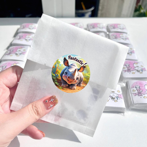 Autocollants de voiture de dessin animé mignons en vinyle imperméable pour coque d'ordinateur portable, bougies et cadres photo (artisanat) - Product Image 1