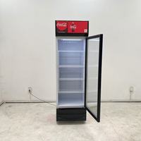 Enfriador de Bebidas Comercial Independiente con Puerta de Vidrio, Termostato Mecánico Directo, Pantalla Digital y Temperatura Única para Uso en Tiendas