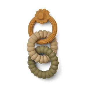 Anneau de <span class=keywords><strong>lion</strong></span> en silicone stégosaure sans BPA ensemble de jouets sensoriels en gros pour bébé anneau de dentition à mâcher <span class=keywords><strong>hochet</strong></span> à chaîne apaisant - Product Image 1