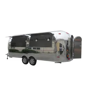 Mobile mobility fiberglass cheap fast cheap food trailer fully equipped street mobile food truck cart