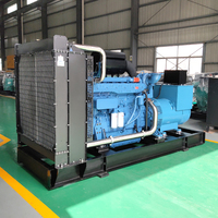 Generador Diésel de Bastidor Abierto GERALL 625kVA, Grupo Electrógeno de Reserva 500kW, Arranque Automático, 561 1500rpm, 400V/380V 50Hz, Refrigerado por Agua, ATS