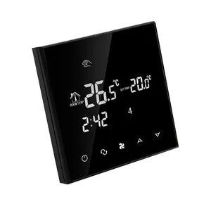 LCD Touch Screen Digital 4 Pipe Fan Coil Thermostat