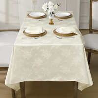 WML102 Nappe Rectangulaire en Coton et Lin de Luxe, Design Personnalisé, Simple et de Haute Qualité, pour Hôtels et Restaurants