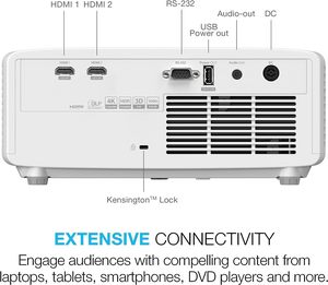 HZ40HDR HZ40HDR Smart 1080P Laser Beamer Mini 3D Home <b>Projector</b> Optoma HZ40HDR 0.65\" DMD 5000 Lumens 1.3x Optical HD Video for - Product Image 5