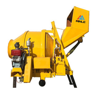 Trémie hydraulique portable de haute qualité Diesel obligatoire Petit bétonnière / Machine à <span class=keywords><strong>béton</strong></span> à moteur diesel 500L - Product Image 1