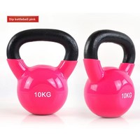 Kettlebell de fitness en fonte trempée pour la gym, équipement d'entraînement au design ergonomique