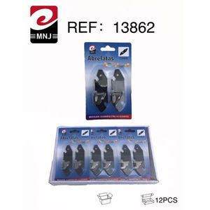 Apribottiglie Abrelatas, 12 pezzi, in acciaio inossidabile, resistente, manuale, per uso in cucina - Product Image 1