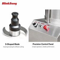 BlinkSong 9L Commerciële Elektrische Groentehakker 550W RVS Vleesmolen Shredder Vulmachine voor Restaurant